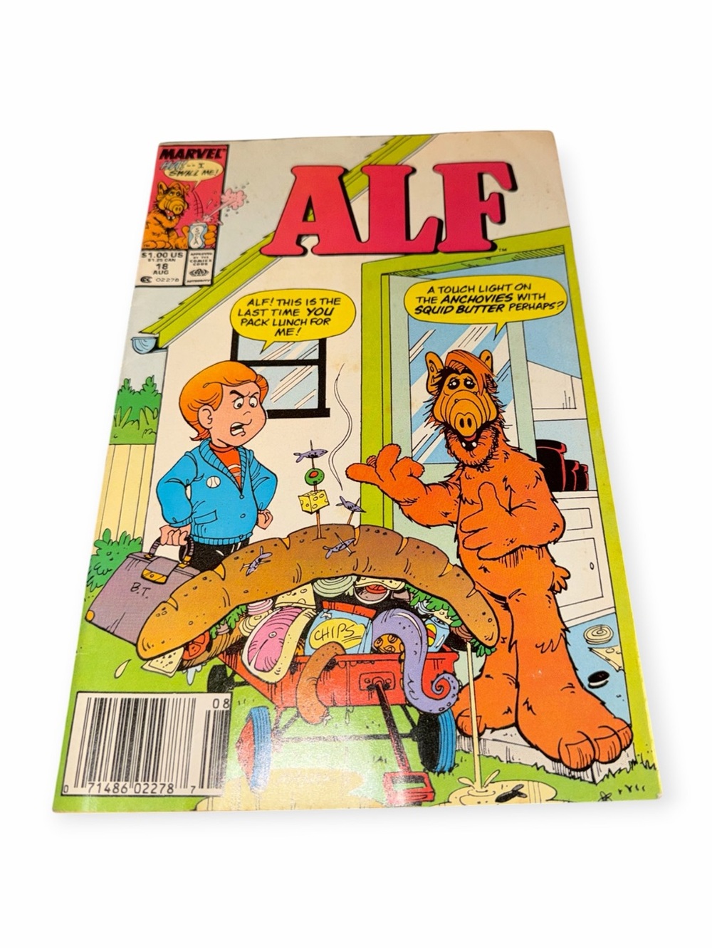 Vintage Alf Comic Book #18 Marvel Comics 1989
